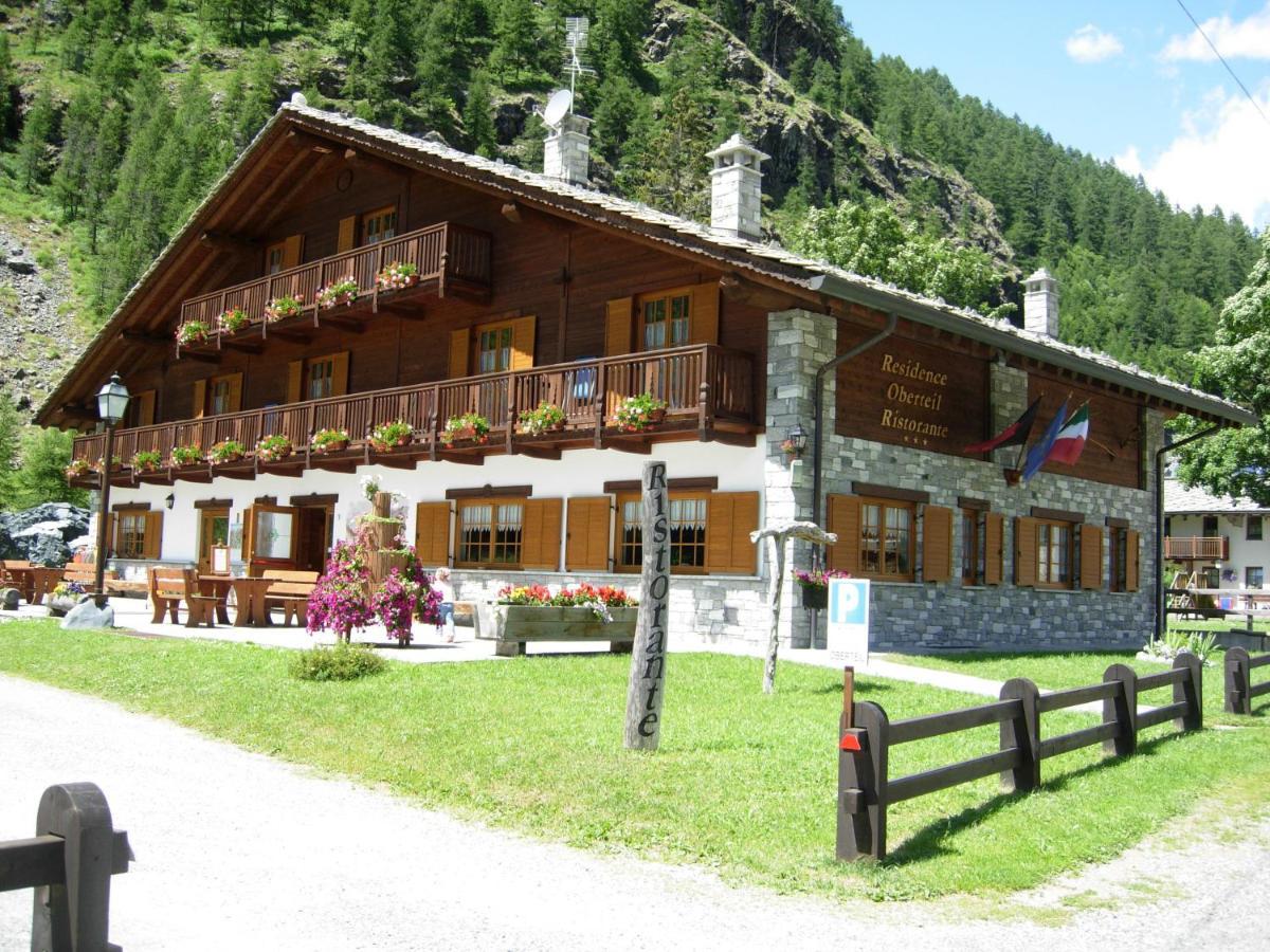 Residence Oberteil Gressoney-la-Trinité Eksteriør bilde