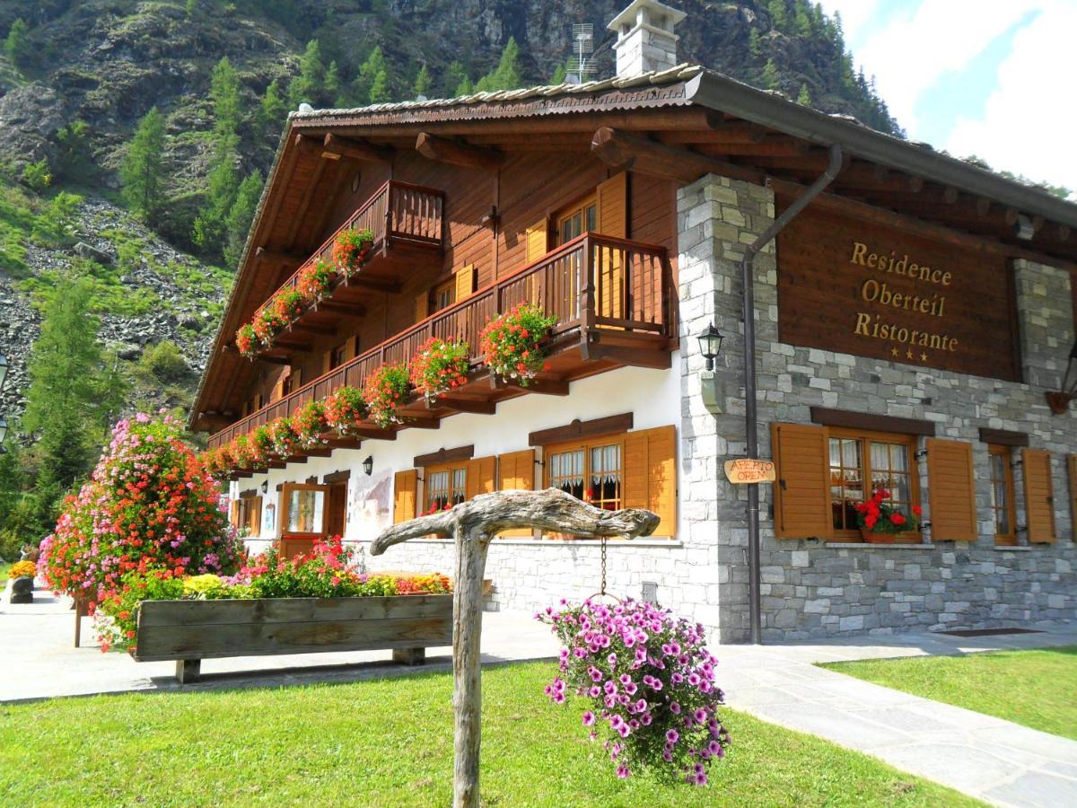 Residence Oberteil Gressoney-la-Trinité Eksteriør bilde
