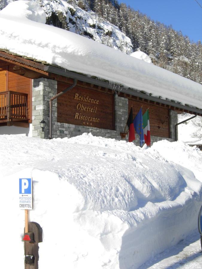 Residence Oberteil Gressoney-la-Trinité Eksteriør bilde